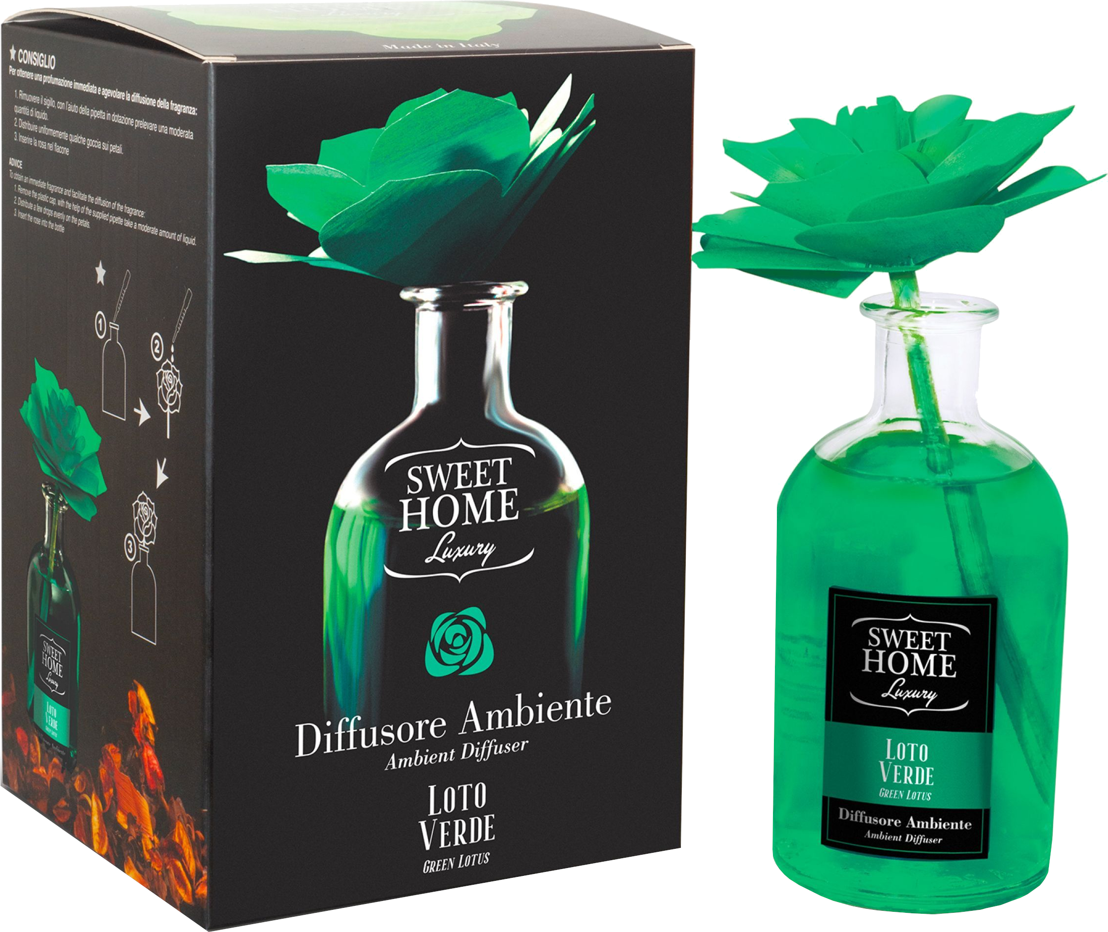 Sweet Home Collection Aroma difuzér Green Lotus 250 ml