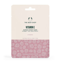 The Body Shop Hydratační slupovací pleťová maska pro všechny typy pleti Vitamin E (Quench Sheet Mask) 18 ml