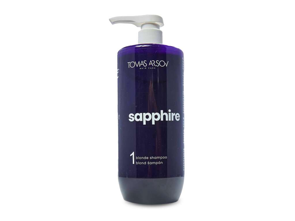 Tomas Arsov Šampon pro blond, odbarvené a melírované vlasy Sapphire (Blonde Shampoo) 1000 ml