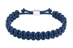 Tommy Hilfiger Modrý paracord náramek Braided 2790493