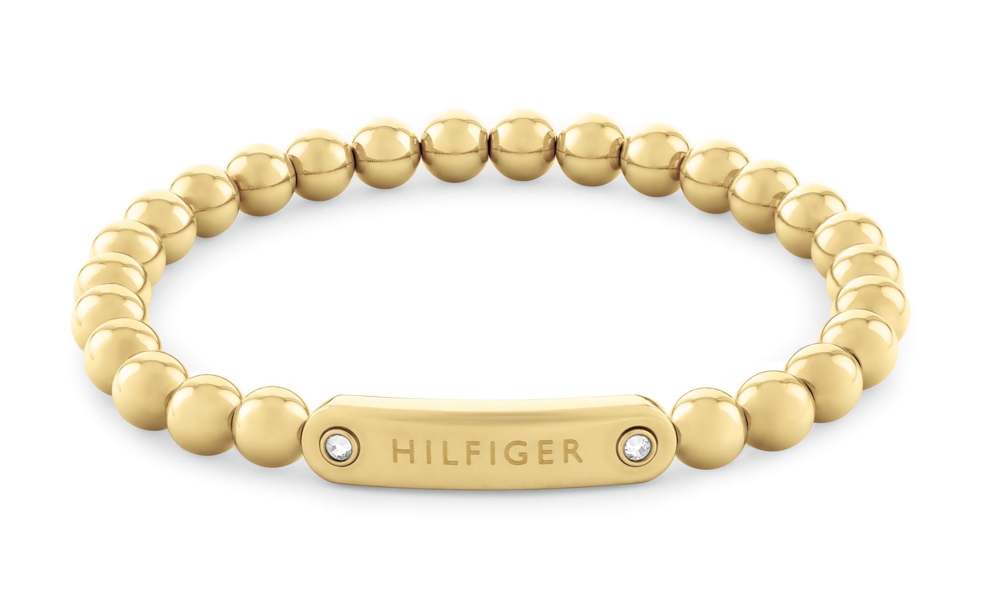 Tommy Hilfiger Pozlacený korálkový náramek pro ženy Metal Beads 2780935