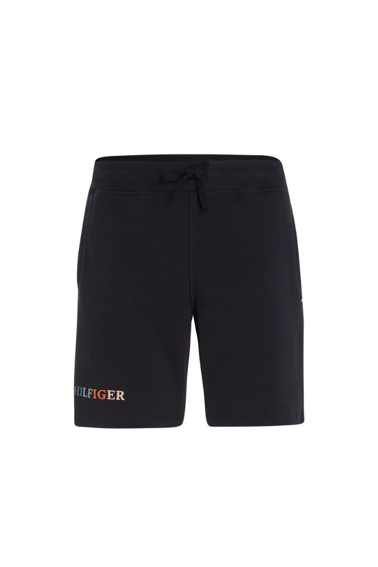 Tommy Hilfiger Shorts - CONTRAST STITCH SWEATSHORT blue