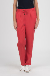 Tommy Jeans Trousers - TJW FLUID JOG PANT red