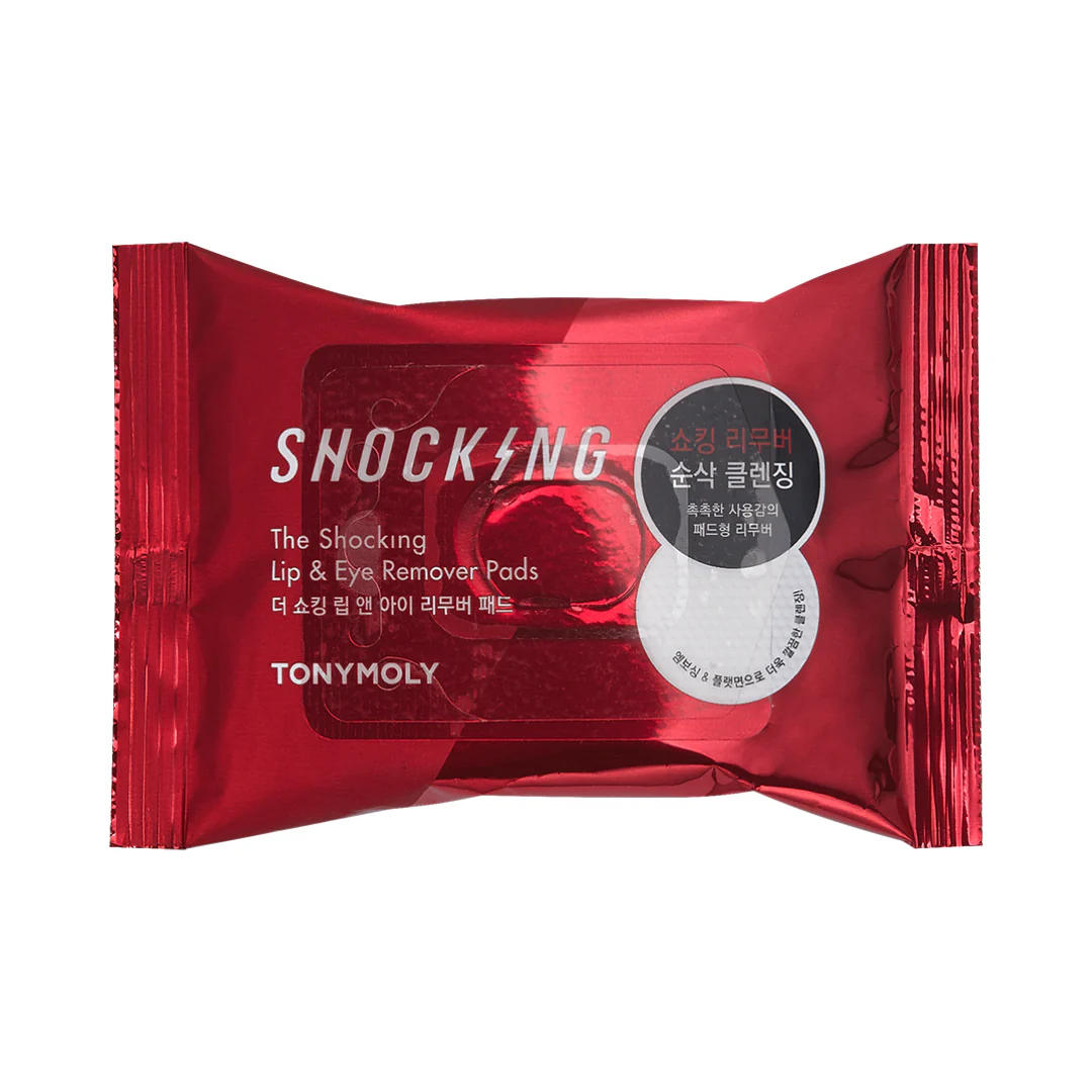 Tony Moly Odličovací tampony The Shocking (Lip & Eye Remover Pads) 55 g