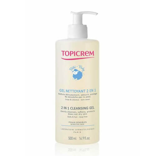 Topicrem Mycí gel na tělo a vlasy pro děti od narození 2v1 BABY (Cleansing Gel) 500 ml