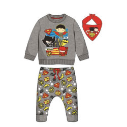 TRACKSUIT COTTON BRUSHED 3 PIECES JUSTICE LEAGUE