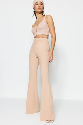 Trendyol Stone Knit Pile Trousers