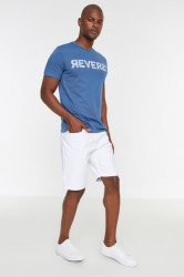 Trendyol White Men Regular Fit Shorts & Bermuda