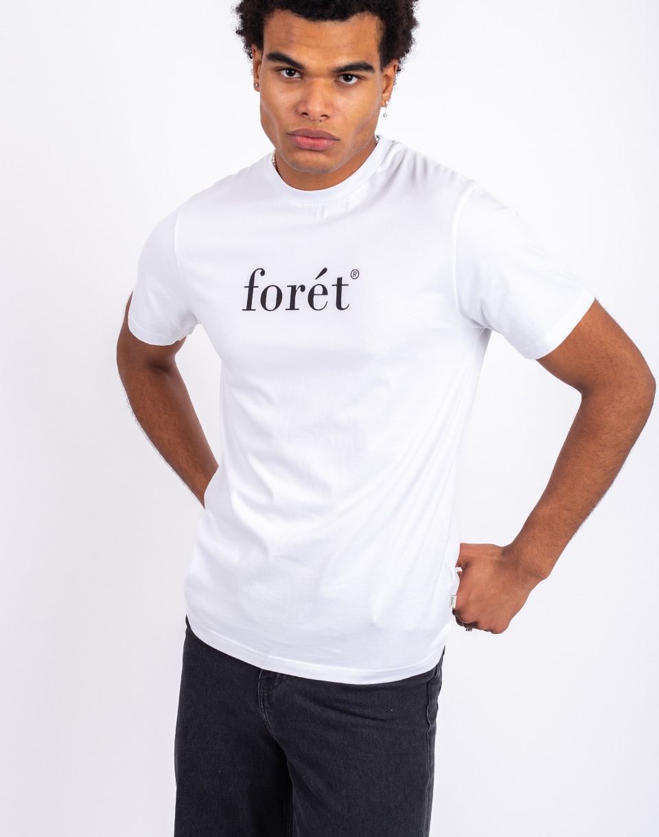 Tričko Forét Amber T-Shirt White/Black