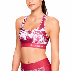 Under Armour Mid Crossback Printed Bra Compression Bra