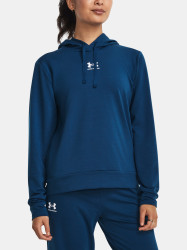 Under Armour Mikina Rival Terry Hoodie-BLU - Dámské