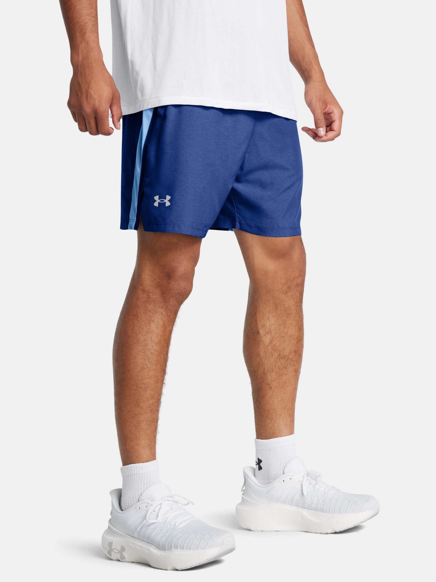 Under Armour Pánské kraťasy UA LAUNCH 7'' HEATHER SHORTS - Pánské