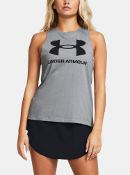 Under Armour Tílko Live Sportstyle Graphic Tank-GRY - Dámské