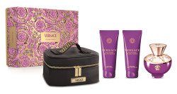 Versace Dylan Purple - EDP 100 ml + tělové mléko 100 ml + sprchový gel 100 ml + kosmetický kufřík