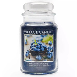 Village Candle Vonná svíčka ve skle Wild Maine Blueberry 602 g