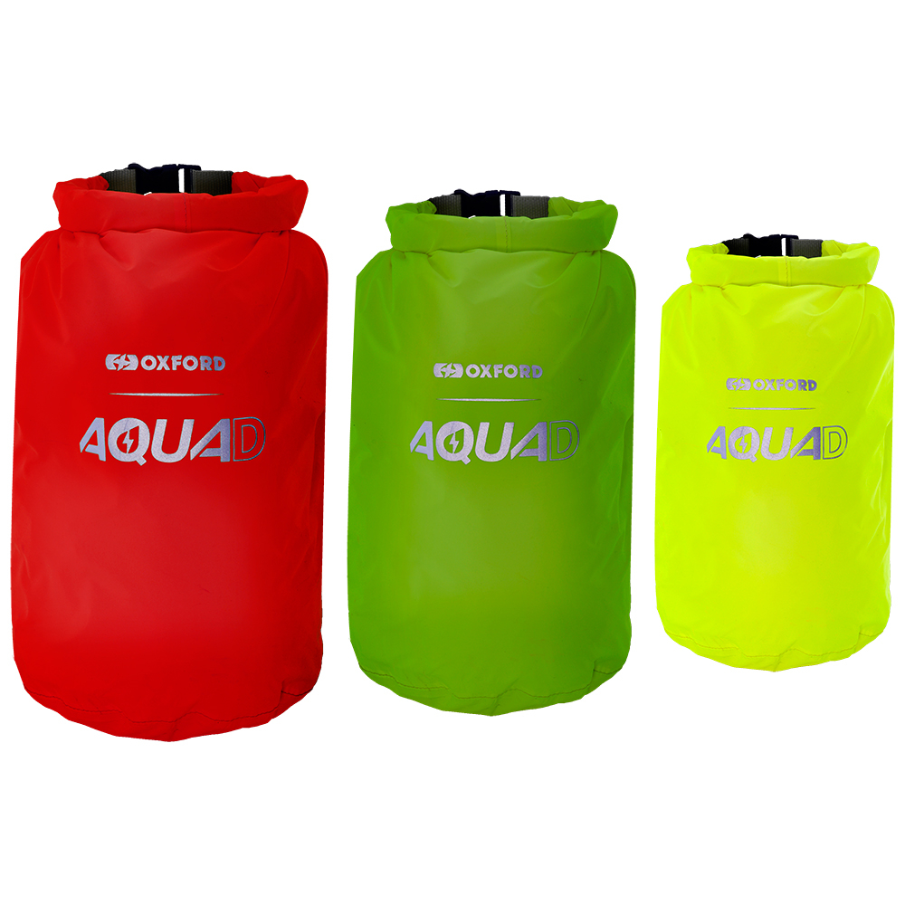 Vodotěsné vaky Oxford Aqua D (sada 3 ks, objem 5 l, 7 l a 12 l)