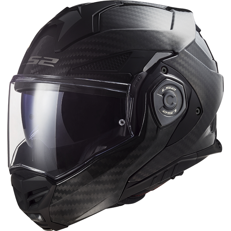 Výklopná moto přilba LS2 FF901 Advant X Solid Carbon P/J  XS (53-54)