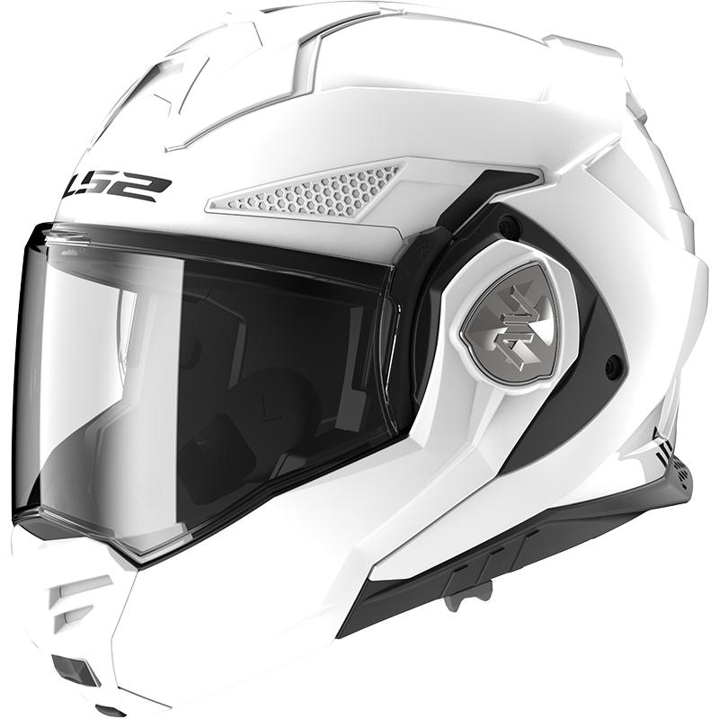 Výklopná moto přilba LS2 FF901 Advant X Solid White P/J  XS (53-54)