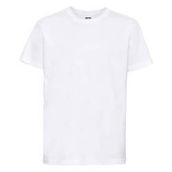 White Children's T-shirt Slim Fit Russell