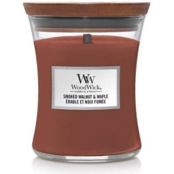 WoodWick Vonná svíčka váza střední Smoked Walnut & Maple 275 g