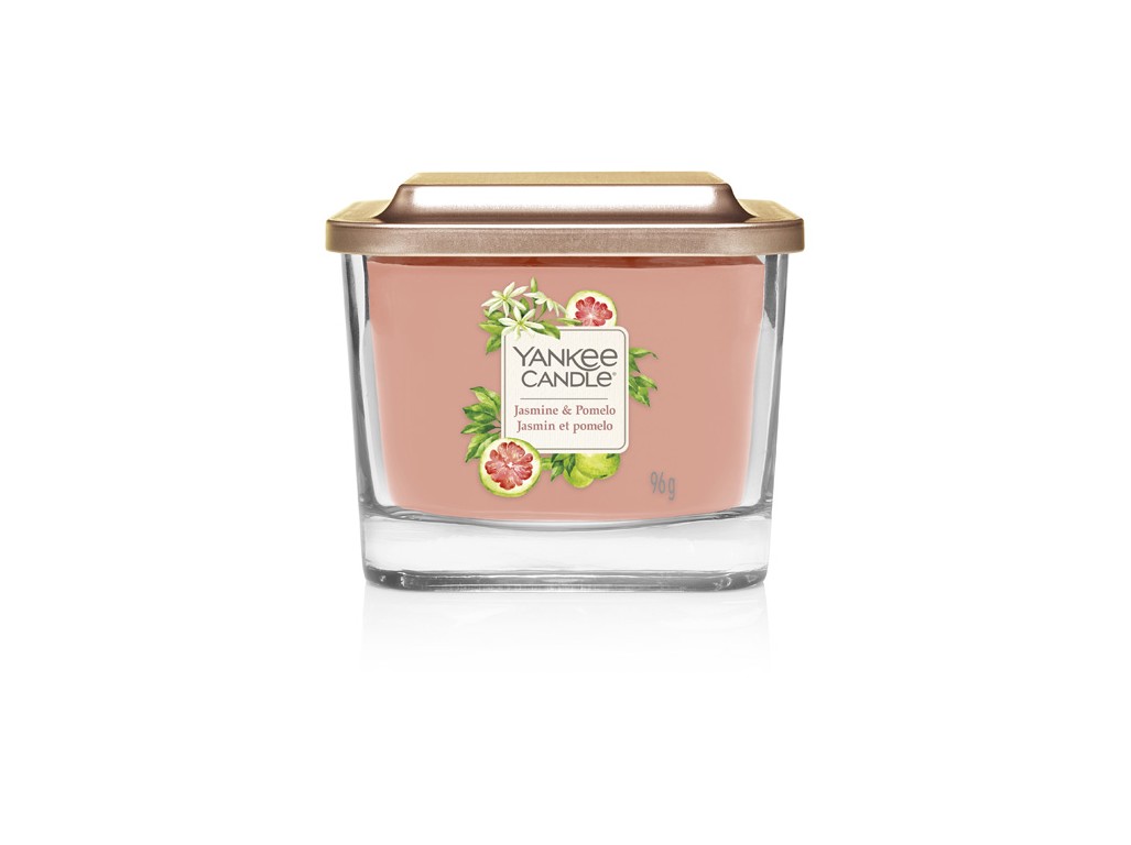 Yankee Candle Aromatická svíčka malá hranatá Jasmine & Pomelo 96 g