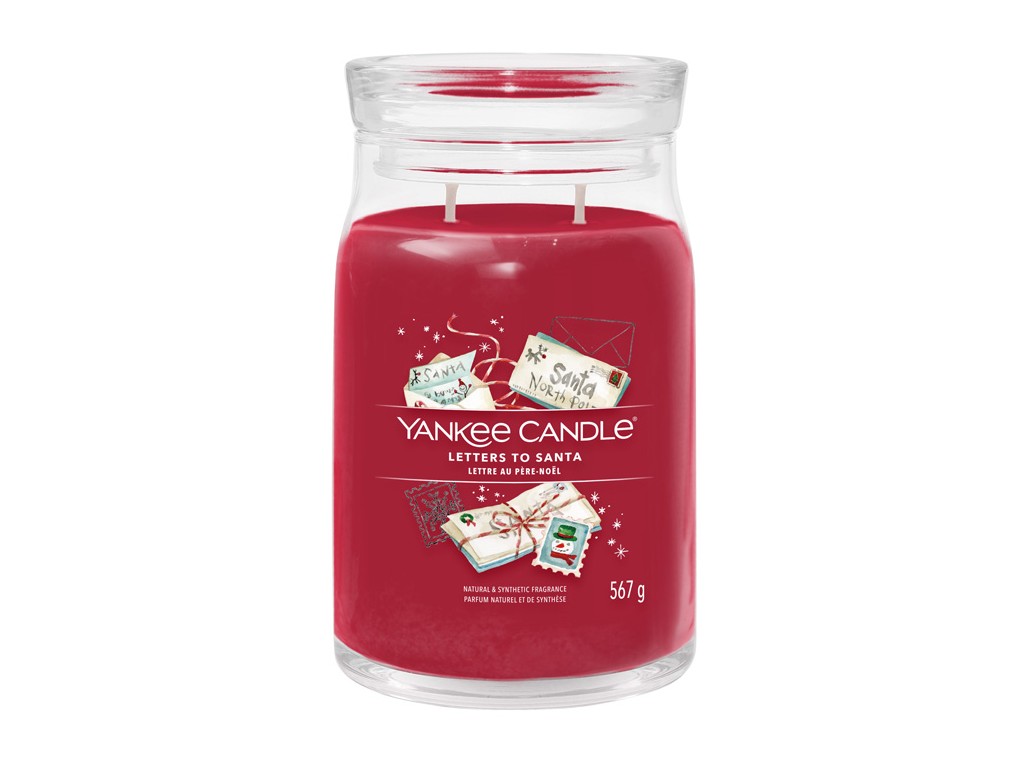 Yankee Candle Aromatická svíčka Signature sklo velké Letters To Santa 567 g