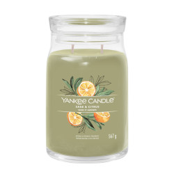 Yankee Candle Aromatická svíčka Signature sklo velké Sage & Citrus 567 g