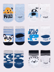 Yoclub Kids's Boys Cotton Socks 6-Pack SKA-0123C-AA00