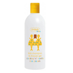 Ziaja Šampon a sprchový gel Sušenky a vanilková zmrzlina (Kid´s Shampoo & Shower Gel) 400 ml