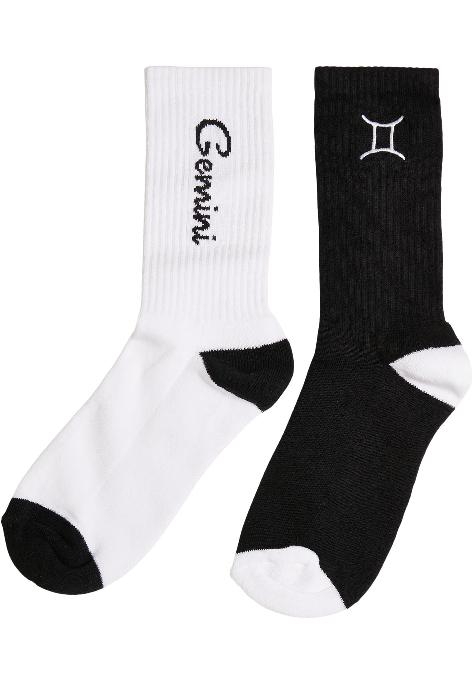 Zodiac Socks 2-Pack černo/bílé gemini